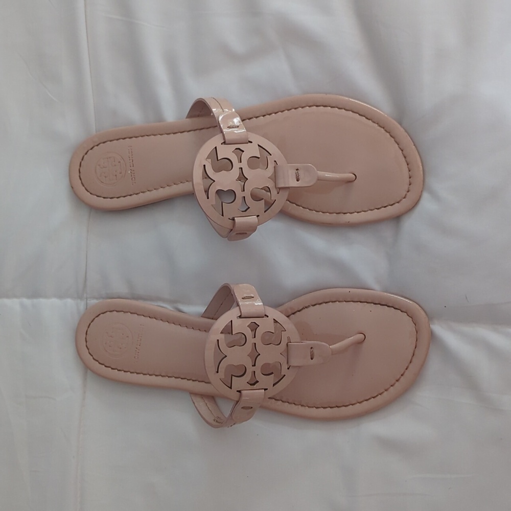 Tory Burch Miller Sandals, pale neutral blush